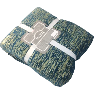 Плед «Реликт» 180x200 см фланель цвет зелёный