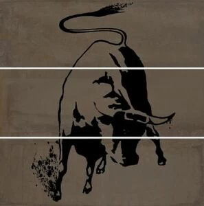 VB\A21\3x\13062R Панно Раваль Бык 90*90