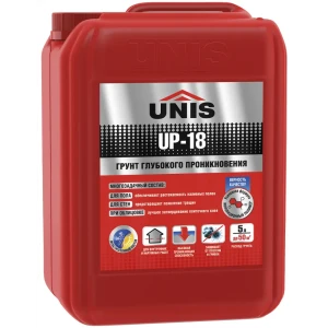 Грунтовка глубокого проникновения Unis UP-18 5 л