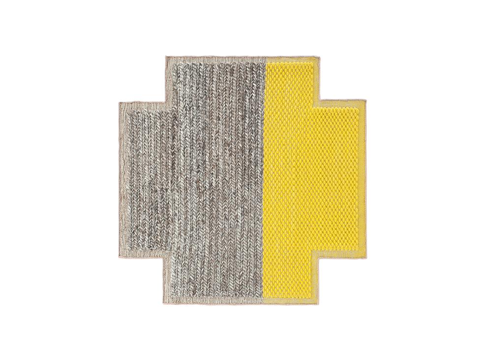 100157 Ковер Plait Yellow 260x260 GAN Mangas Space 