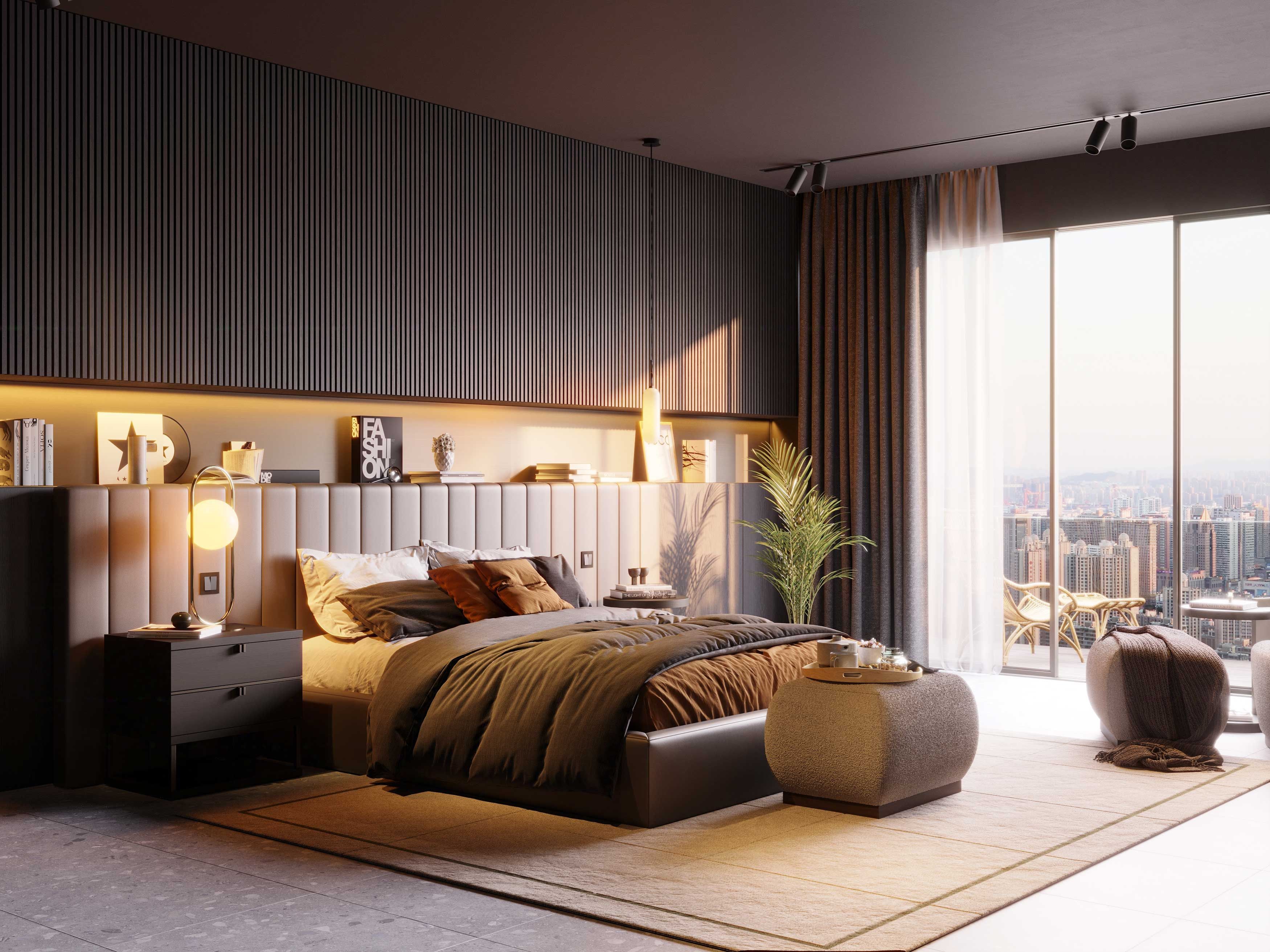 Прямоугольный пуф из ткани Stylish Club клуб ARCH-00059102 - Вид №3