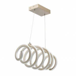 Подвесной светодиодный светильник De Markt Аурих 496018501 DE MARKT ДИЗАЙНЕРСКИЕ, АУРИХ ЗОЛОТО 200191 Белый