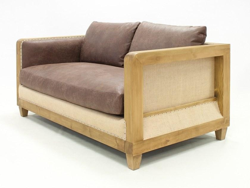 CREARTE COLLECTIONS 2-х местный кожаный диван Bambou essence 28 - Вид №1