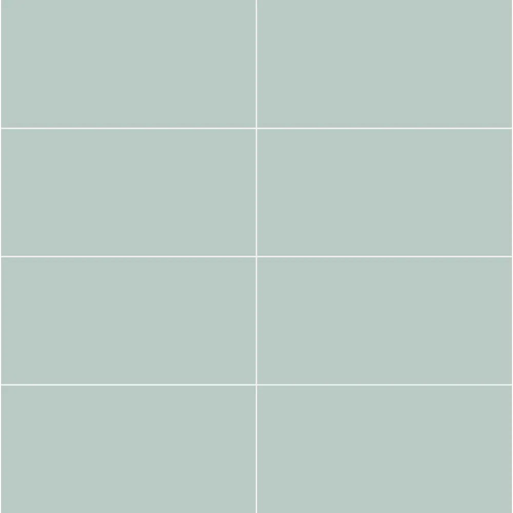 Настенная плитка KREAFORTA Mersey Mono 20x40 см 1.62 м² матовая цвет мятный STLM-2000903 - Вид №3