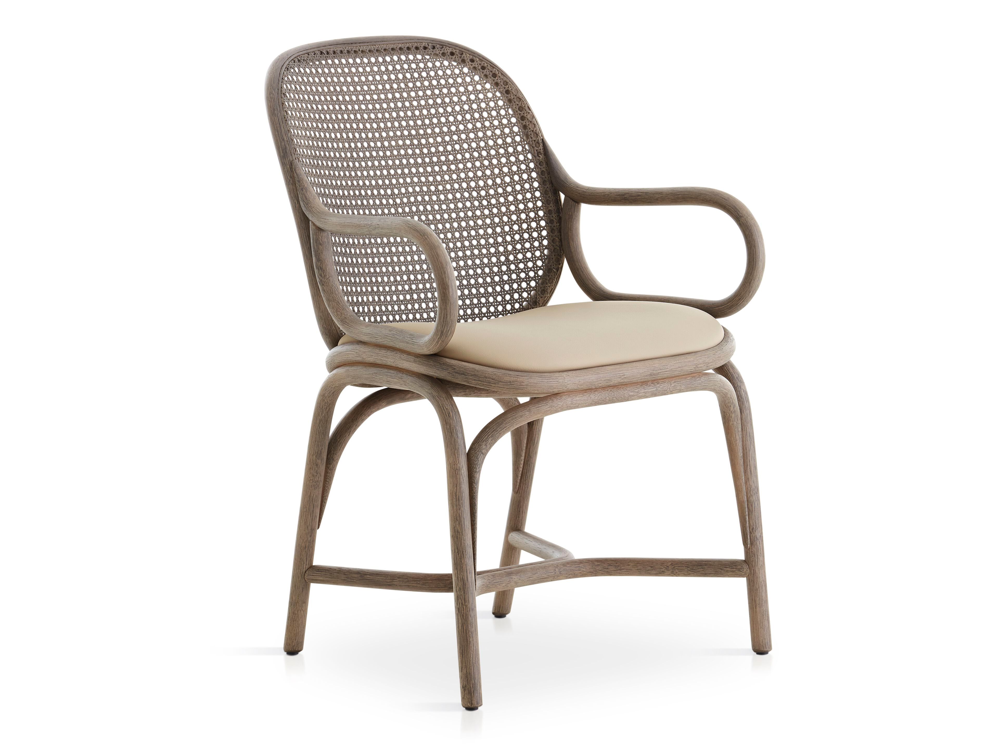 Стул из ротанга с подлокотниками EXPORMIM рамки ARCH-00119337