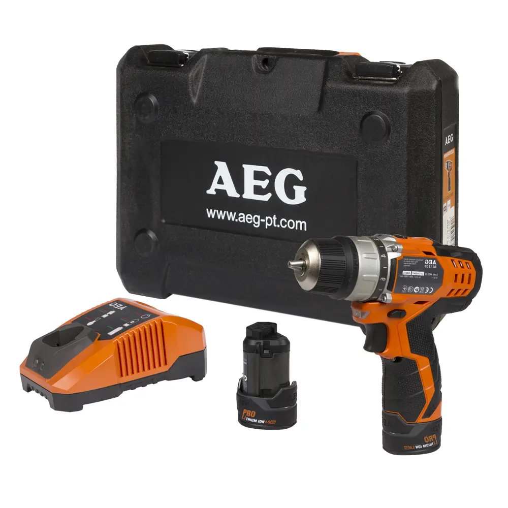 Шуруповерт аккумуляторный AEG BS 12C2, 12 В Li-ion 1.5 Ач STLM-2100049 - Вид №3