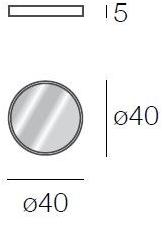 Pacini & Cappellini Круглое зеркало в раме  5527  - Вид №2