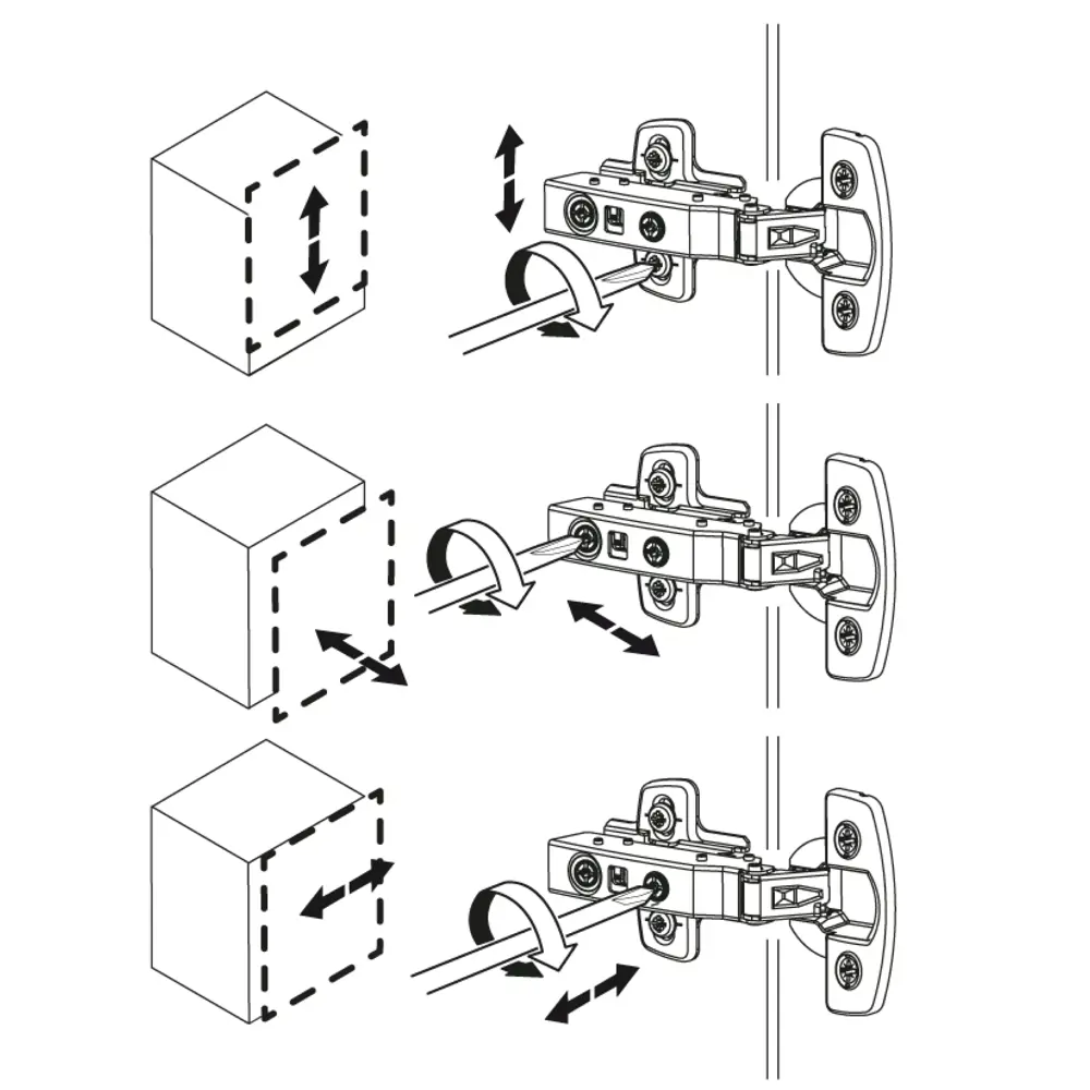 Комплект петель KONSENSA 95 градусов сталь 2 шт STLM-2120839 - Вид №3