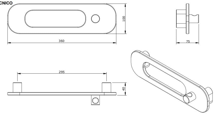 Держатель для полотенец Thermomat Minimè ARCH-00094967 - Вид №2