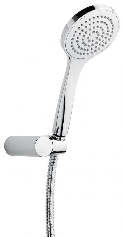 136CR Ручной душ 136: лейка, шланг, крепеж, цвет хром EMMEVI 