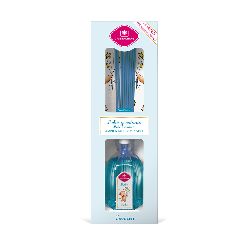 10011021 Арома-диффузор №01 180 мл С ароматом детского крема Cristalinas 