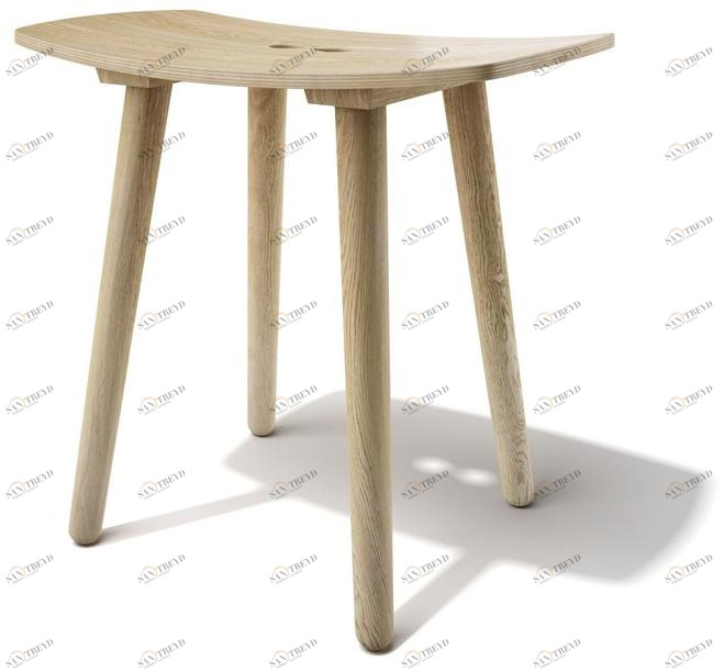 sixay furniture Низкий деревянный табурет Paul & paula sun-id-1397538