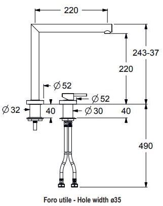 GUGLIELMI Смеситель для кухни однорычажный Sprint Fgsp29111 - Вид №2