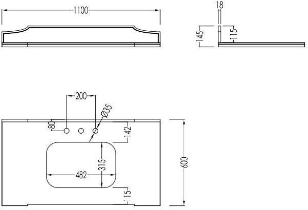 Devon&Devon Тумба под умывальник с ящиками sun-id-1351595 - Вид №5