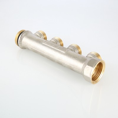 VTc.500.NE.060503 Коллектор c наружной резьбой под "евроконус" Valtec 1", 3 х 3/4", "евроконус"  - Вид №5