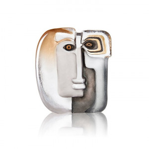 65878 Скульптура "Маска Идео", золотая/чёрная, 150/175 мм Maleras