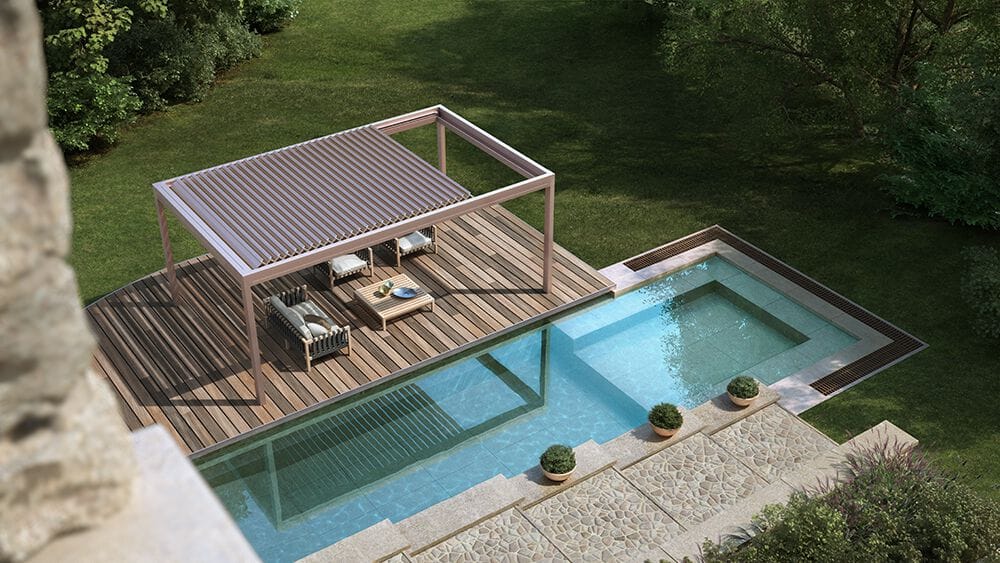 Самонесущая беседка с раздвижной крышкой Pratic Brera ARCH-00096312 - Вид №2