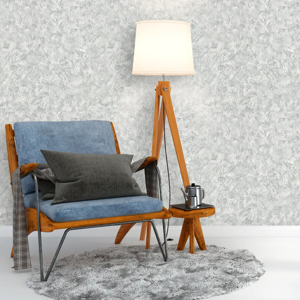 Обои бумажные серые 0.53 м ДС2202А/3 Santreyd ОРИОН STLM-2071847 - Вид №4