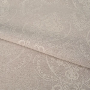 Ткань «Гурэ», 150 см, вензель, цвет бежевый