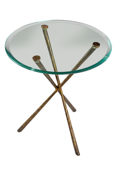 FUGER001 Приставной столик Olivia Glass Top ijlbrown 