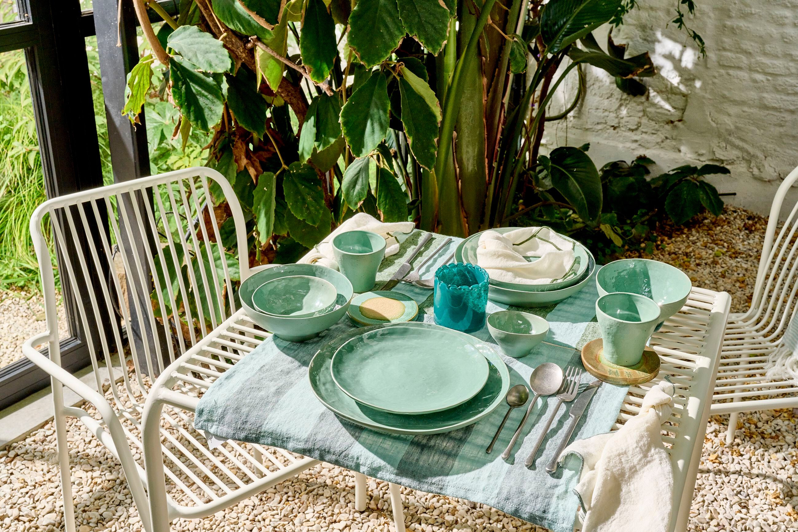 Фарфоровая тарелка с круглым дном POMAX Marmoris ARCH-00146944 - Вид №5