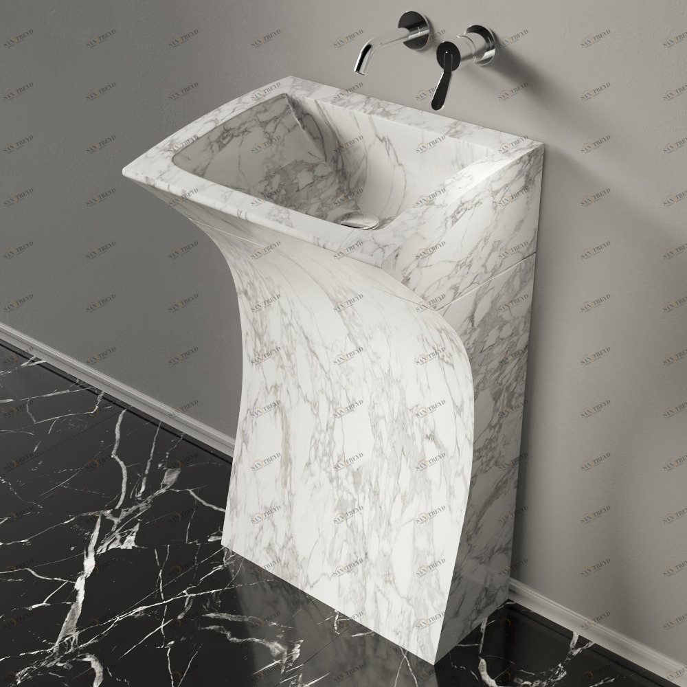 ACER0733MARMO Напольная раковина стоящая прямоугольная Agape 