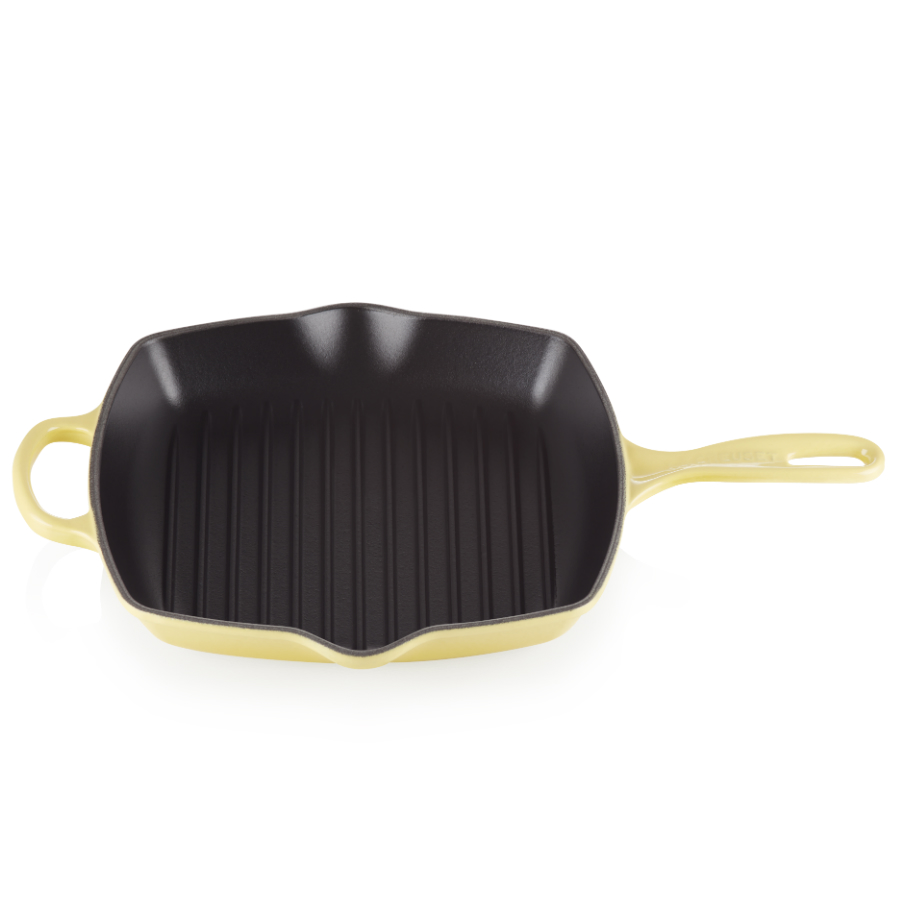 Сковорода-гриль чугунная Le Creuset, Ø26 см, желтая 20183264030422 - Вид №2