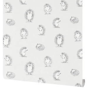 Обои флизелиновые Ateliero Ежики серые 1.06 м AT88192-06