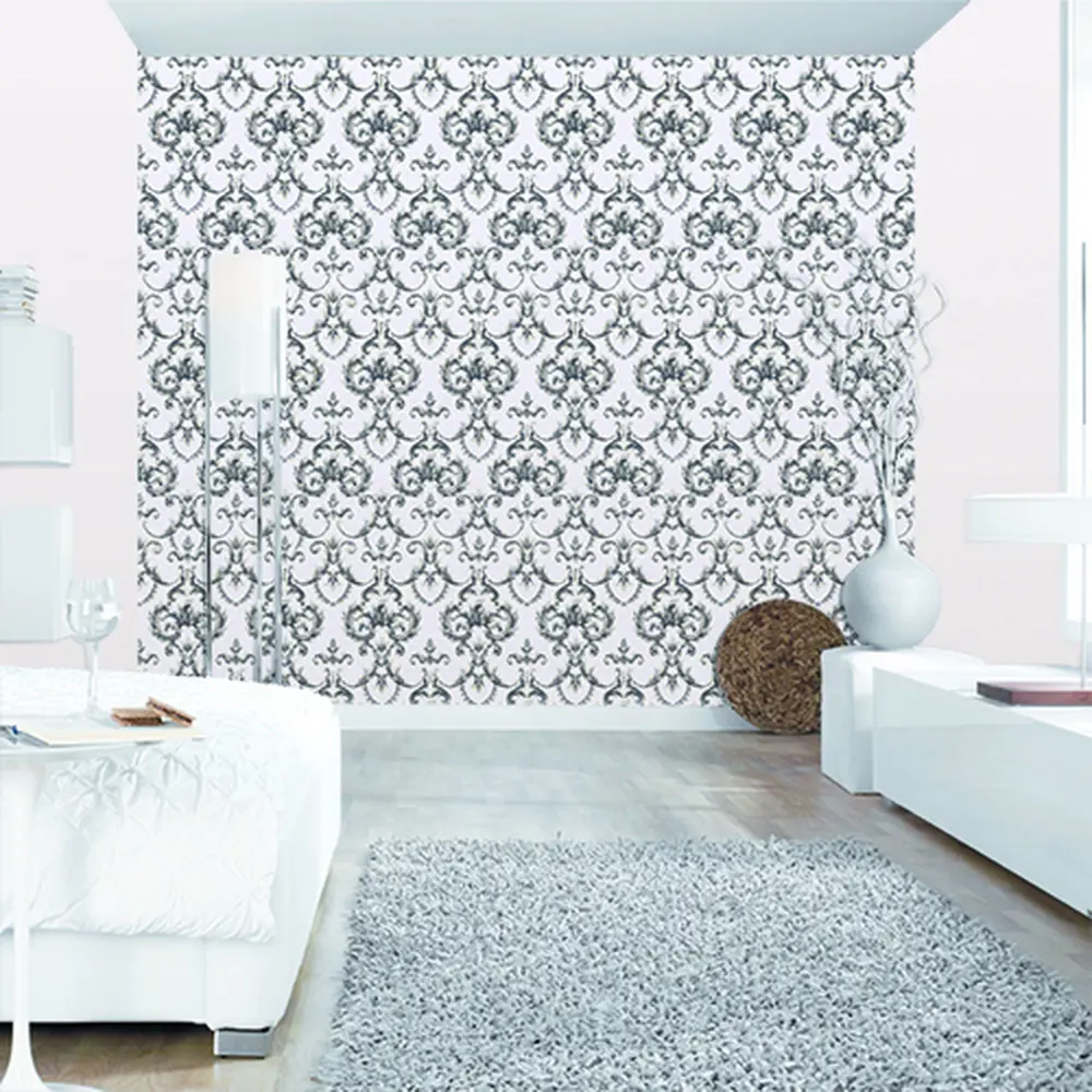 Обои флизелиновые Erismann Melody белые 1.06 м 4098-7 STLM-2032420 - Вид №3