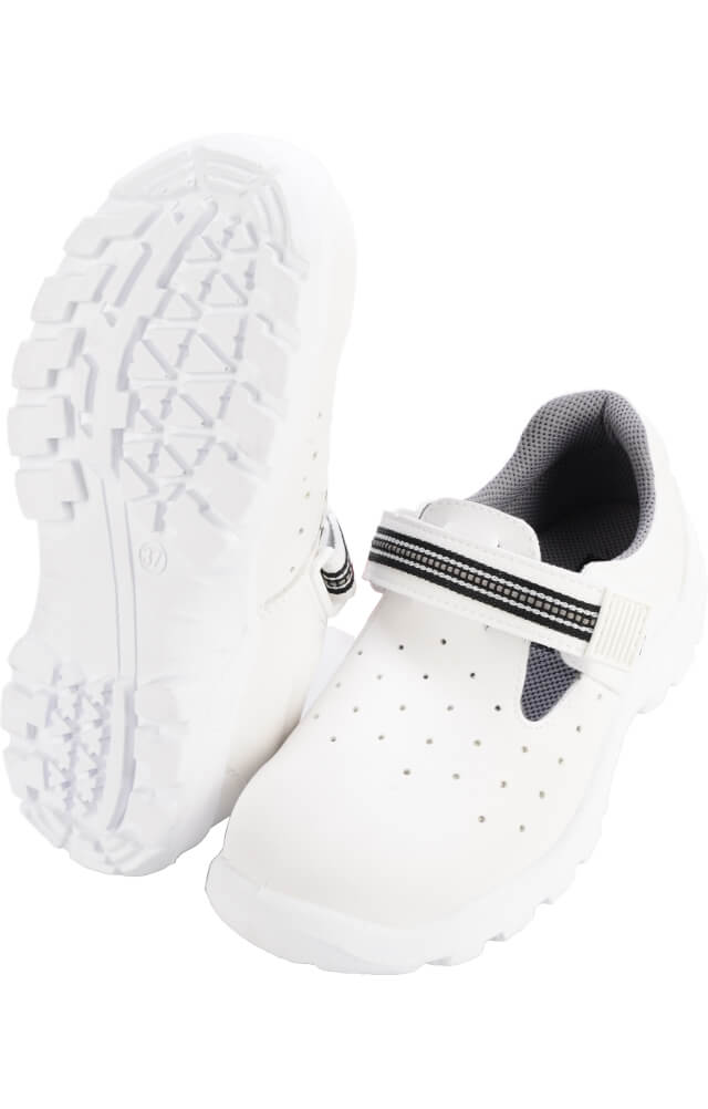 5030259 Сандалии "Weiß" белые c металлическим подноском  Спецобувь с металлическим и композитным подноском  размер 42 Спецодежда 