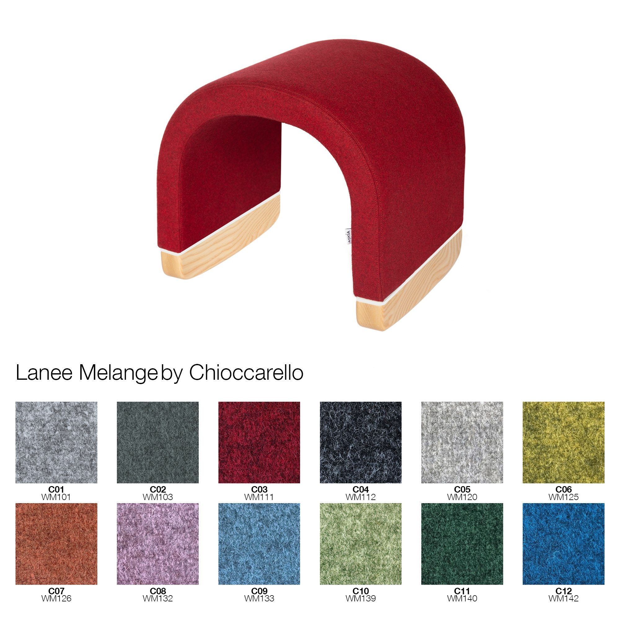 Низкая ткань мягкий стул Askia NOMAD ARCH-00032313 - Вид №14