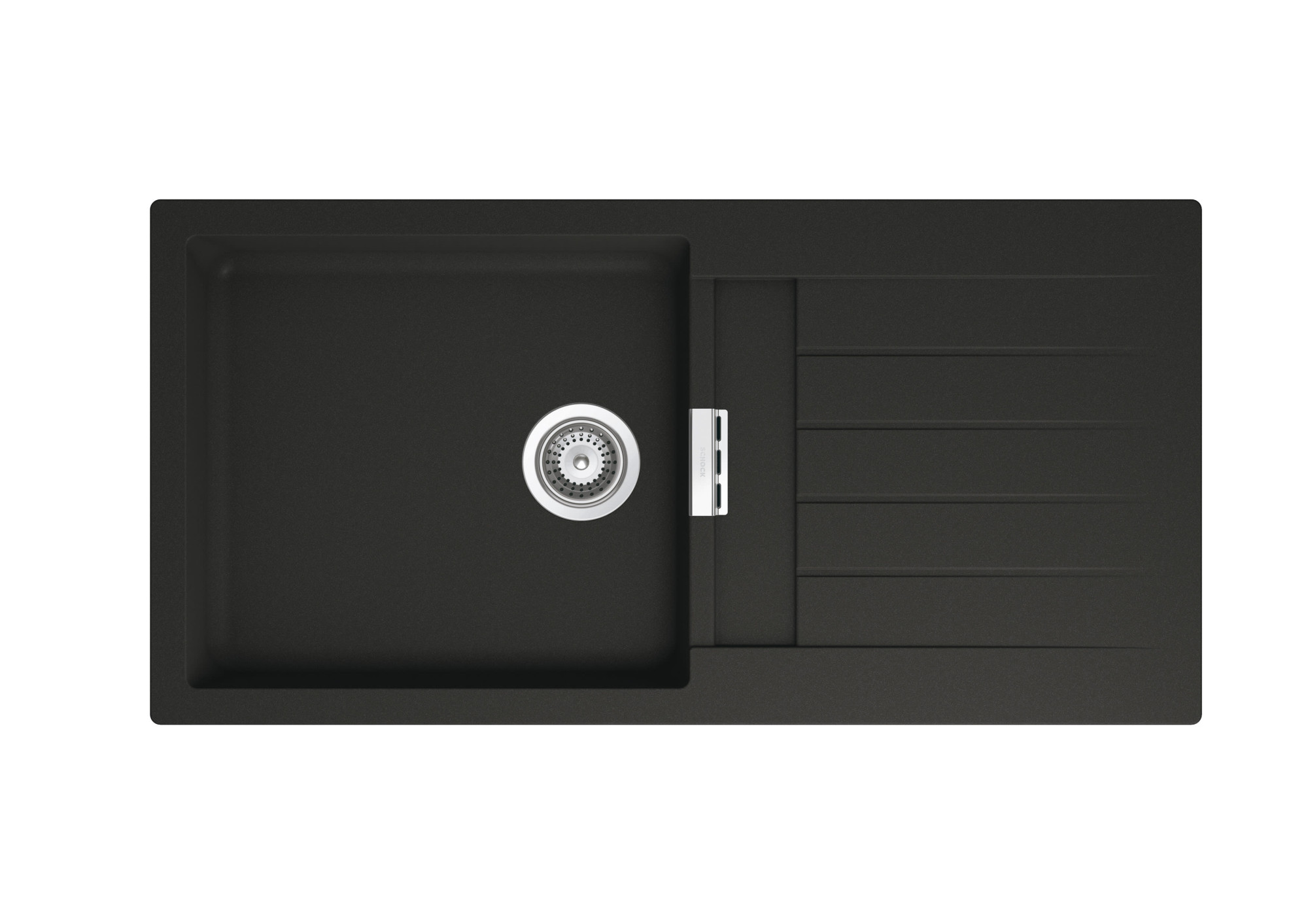 A880130940 Двусторонняя мойка с 1 чашей из QUARZEX® ROCA Oslo