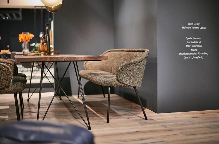 Freifrau Скамья со спинкой, обитая тканью Ona sun-id-1371749 - Вид №3