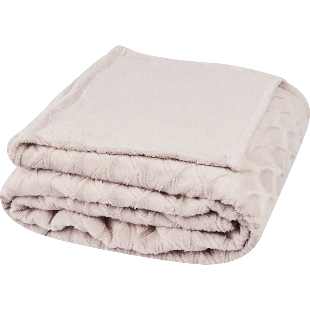 Плед Aglae 180x200 см фланель цвет розовый Ardenza Весеннее промо STLM-2090069 - Вид №2