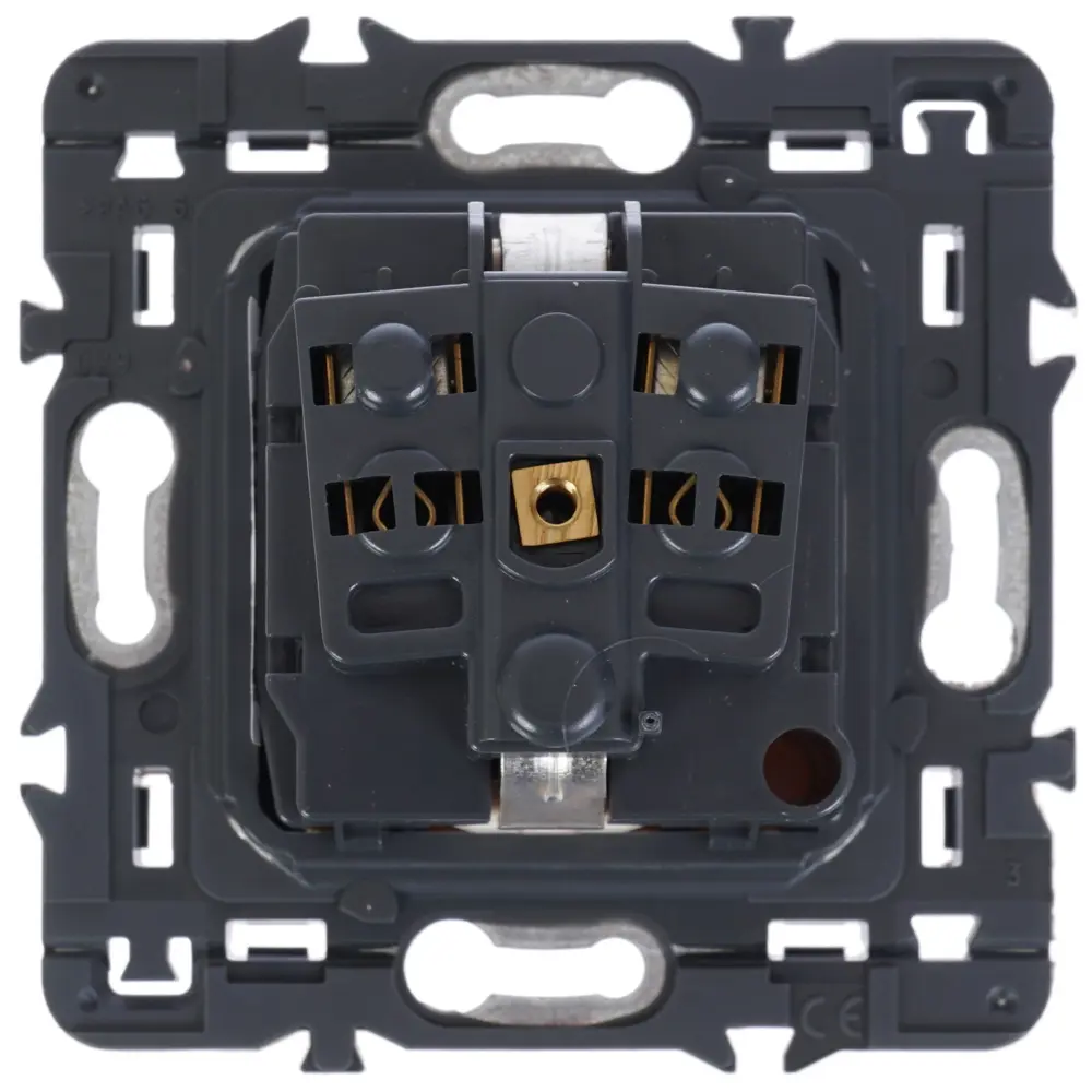 Розетка встраиваемая Legrand Celiane с заземлением, цвет бежевый STLM-2108380 - Вид №3