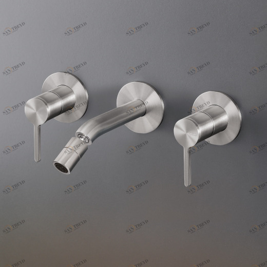 Настенный двойную ручку смеситель с регулируемым носиком L. Максимум. 165 мм  INV33 CEADESIGN 