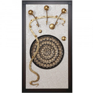 15006 Вешалка настенная Heri 1 Каштан Mix BOGACHO