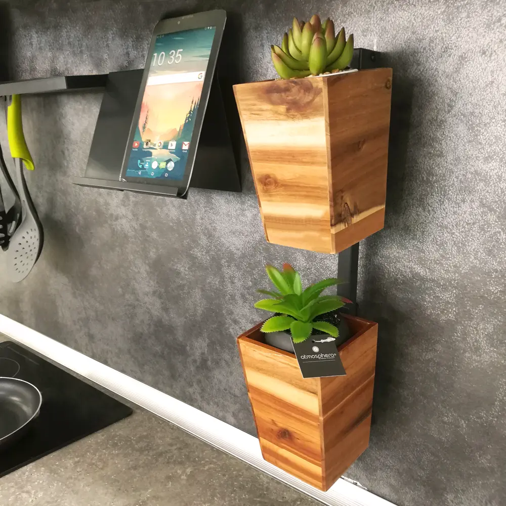 Контейнер Delinia ID 10x10x14.7 см дерево цвет коричневый STLM-2160735 - Вид №4