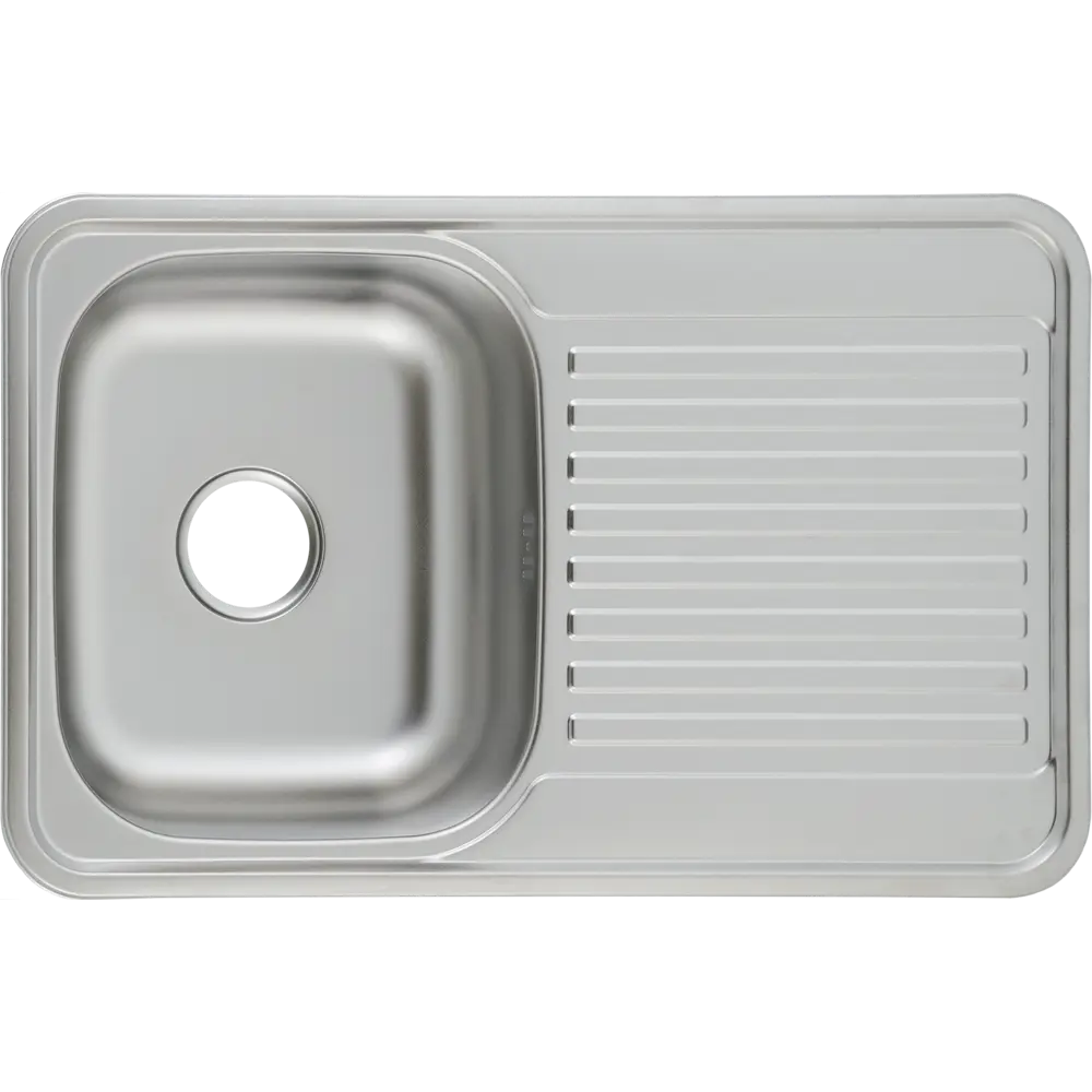 Мойка для кухни врезная с крылом Maidsinks LS7848 78x48 см глубина чаши 18 см нержавеющая сталь цвет серебристый 82520255 STLM-2025790 - Вид №1