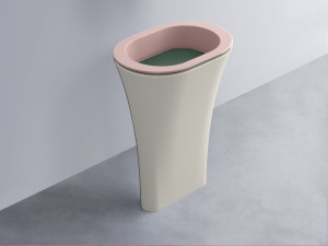 AMLA65-CP+AMPILO-MU+AMCOLO-TL Раковина Amedeo Ovale отдельностоящая cielo Enjoy + Amedeo