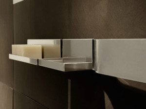 Настенная мыльница из нержавеющей стали