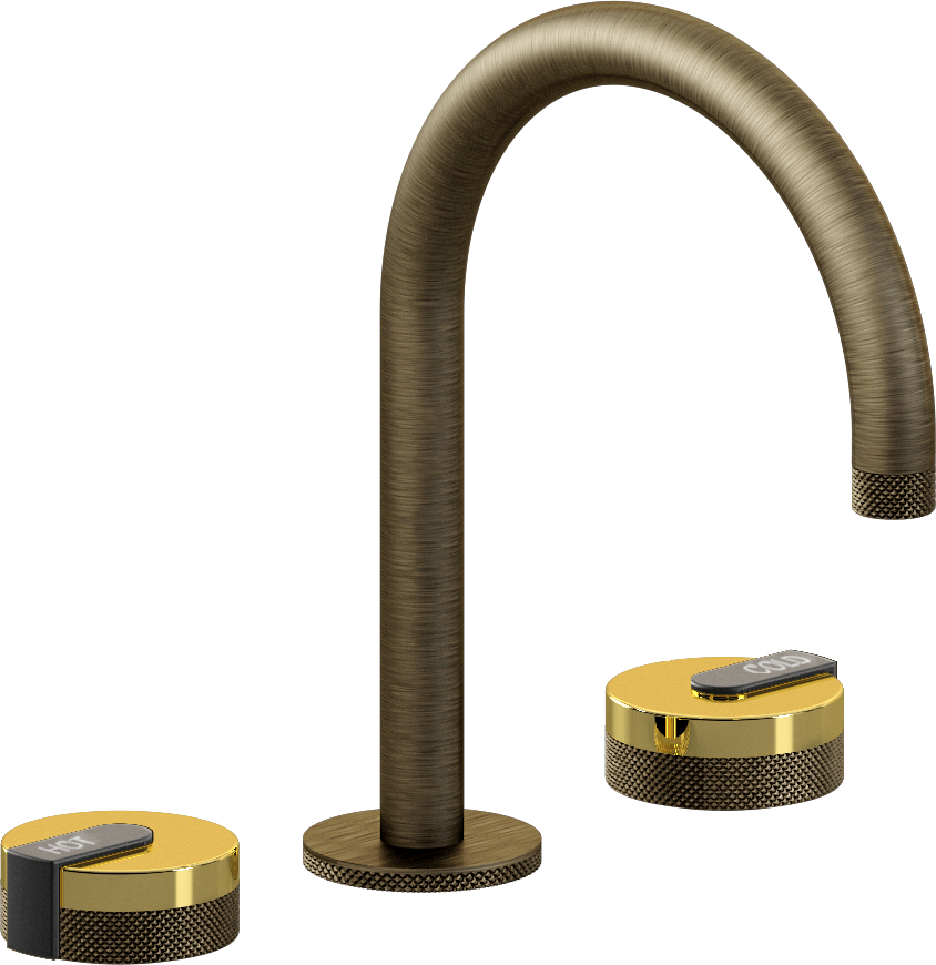 E-11512-R1AU-L1BK-VBB Смеситель для умывальника на 3 отвертия GRAFF MOD+