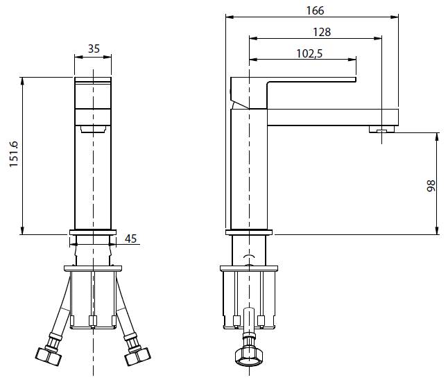 LRN00203 Смеситель M&Z Lauren Santreyd - Вид №1