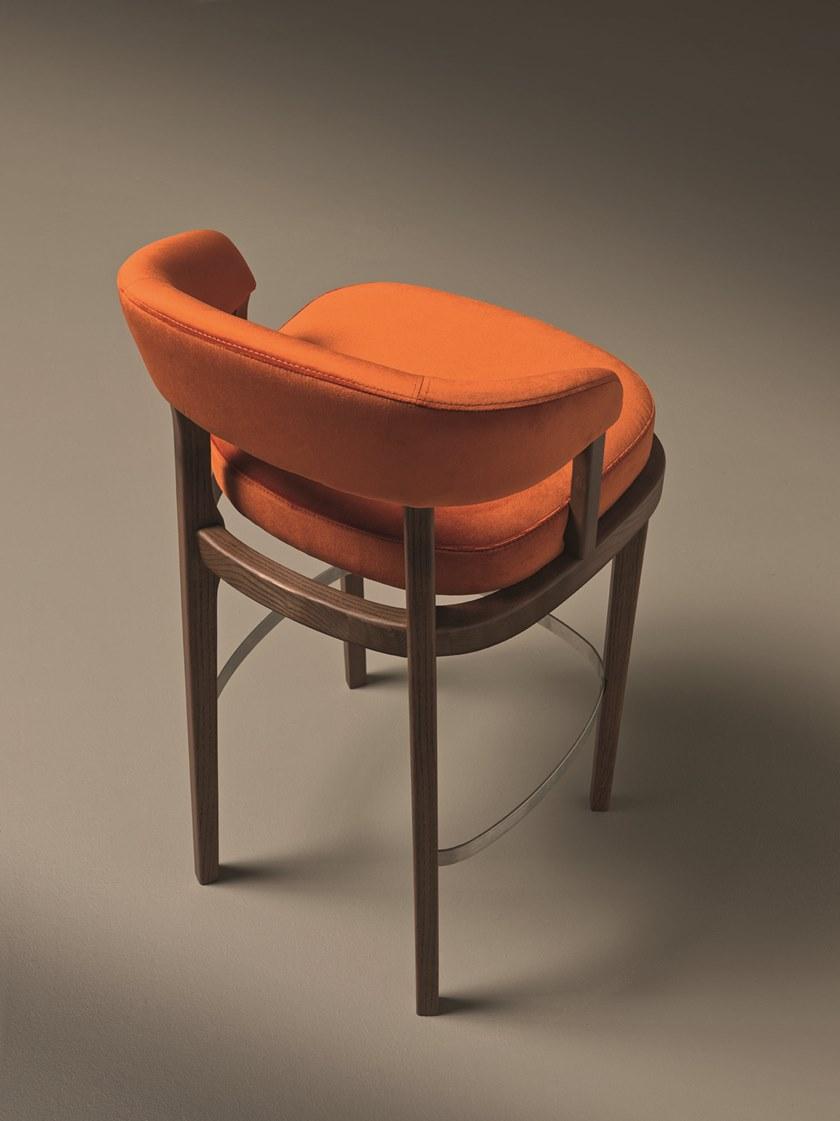 Very Wood Табурет высокий, обитый тканью, с подставкой для ног Eclipse Eclipse 06 - Вид №2