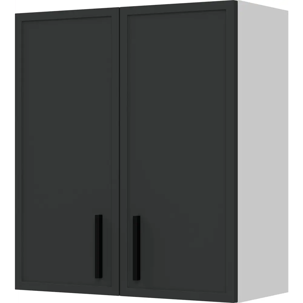 Кухонный шкаф навесной Неро 60x67.6x29 см МДФ цвет графит DELINIA STLM-2201512 - Вид №1