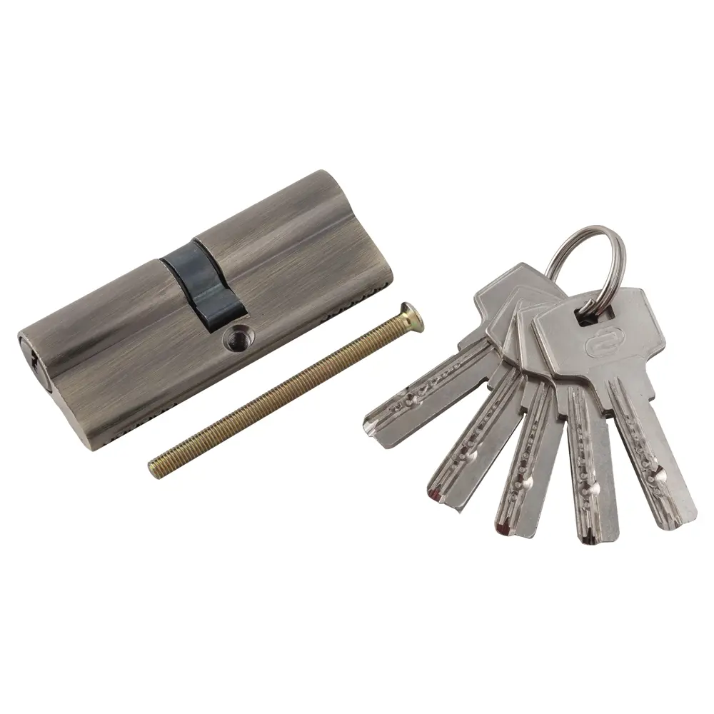 Цилиндр Standers ключ/ключ 40х40 бронза, TT-CAB812 STLM-2000406 - Вид №1