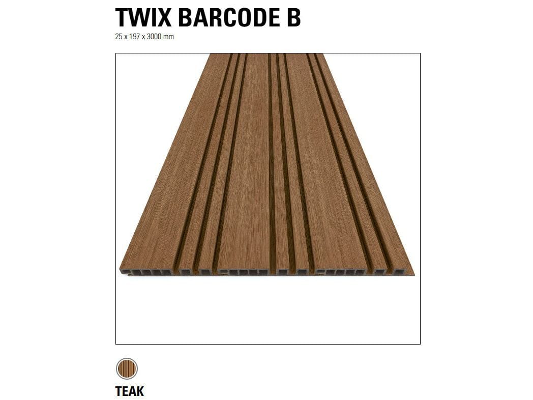 Композитный деревянный сайдинг Déco Twix ARCH-00107230 - Вид №18