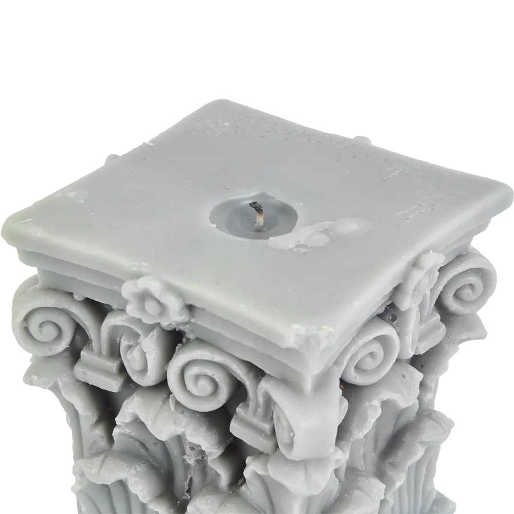 Свеча парафиновая Челентано темно-серая EVIS STLM-2129264 - Вид №1