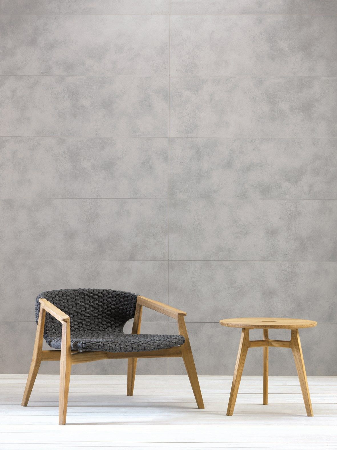 Синтетическая ткань садовое кресло с подлокотниками Ethimo Knit ARCH-00122669 - Вид №15