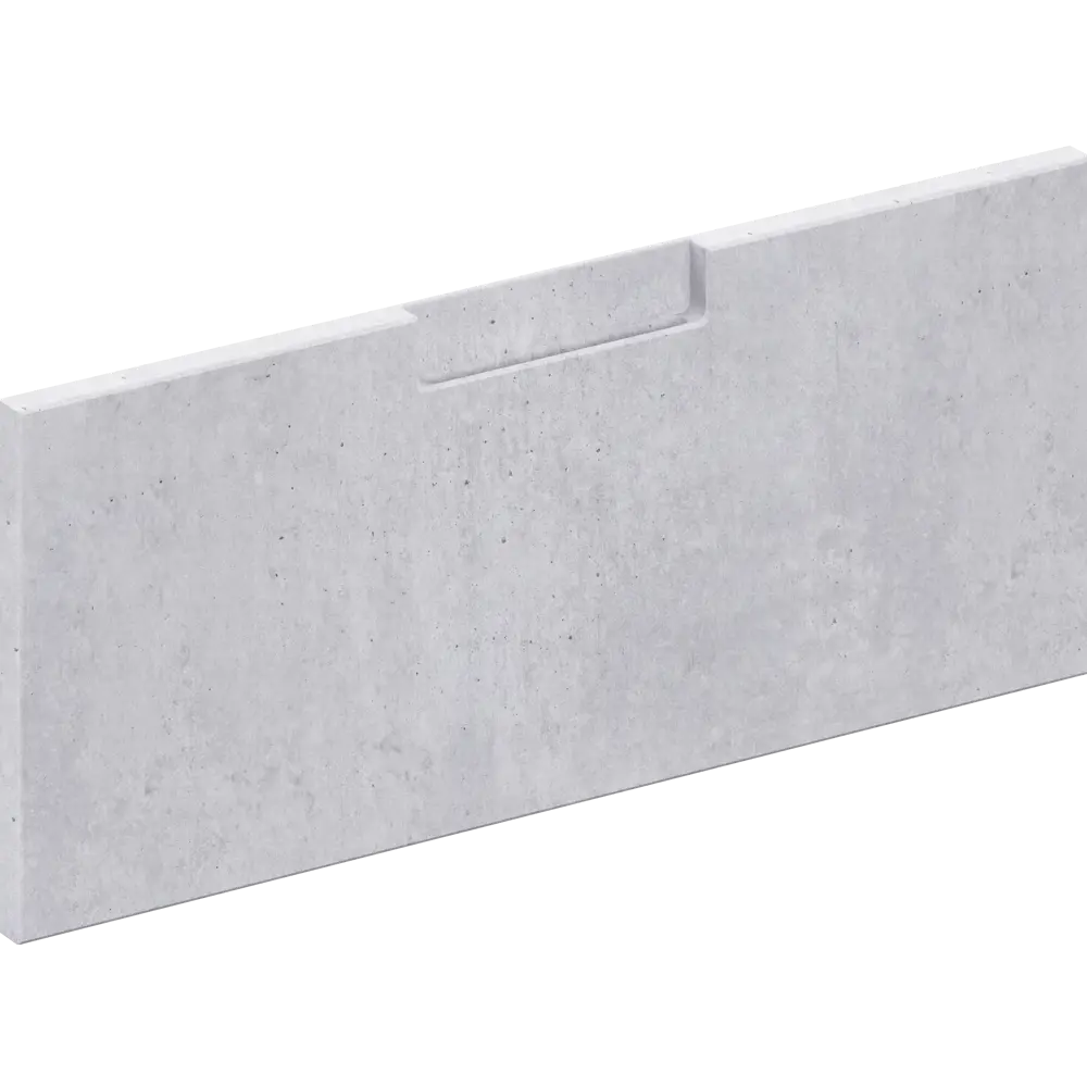 Фасад для кухонного шкафа Берлин 59.7x25.3 см Delinia ID МДФ цвет серый STLM-2123906 - Вид №1